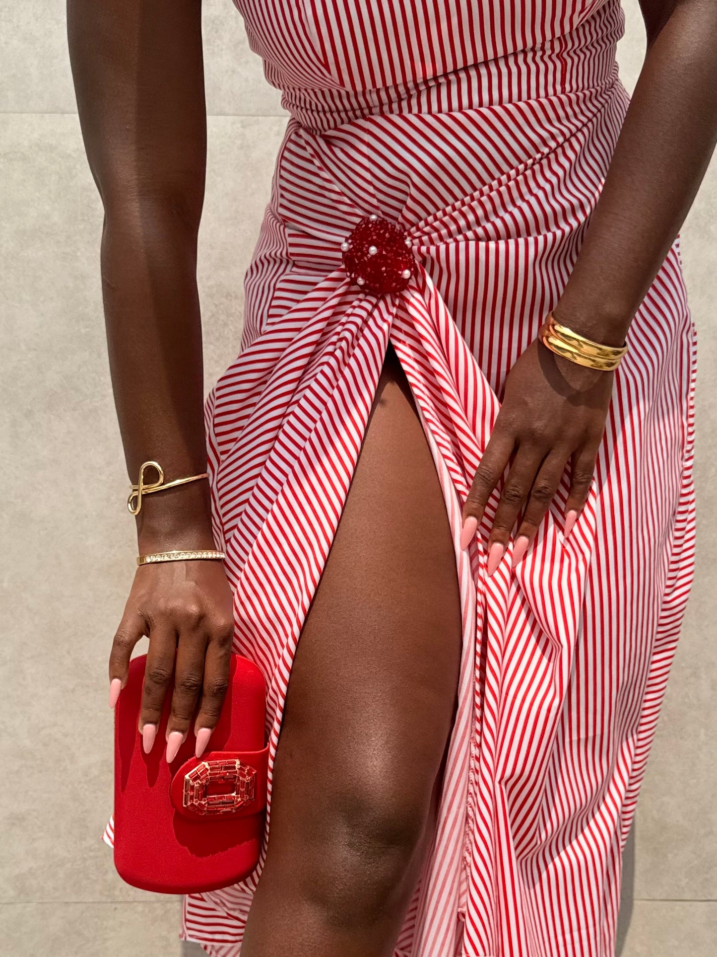Candy Stripe Cocktail Dress